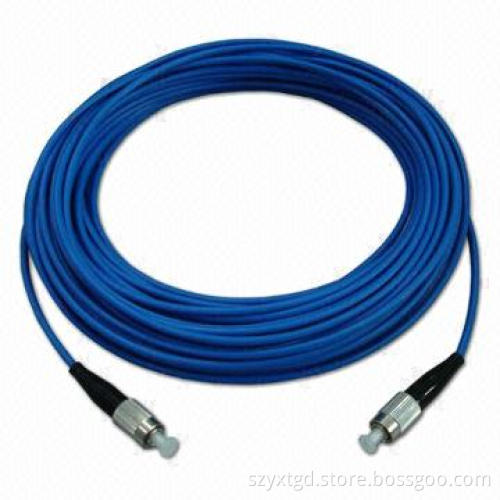 Armored FC, SC, LC, ST, MTRJ Fiber Optic Patch Cord for Optical Communication System